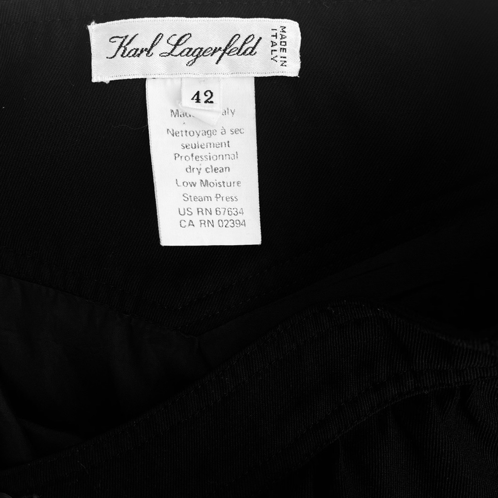 VINTAGE 80’s Karl Lagerfeld Couture Pencil Skirt - Picture 3 of 4